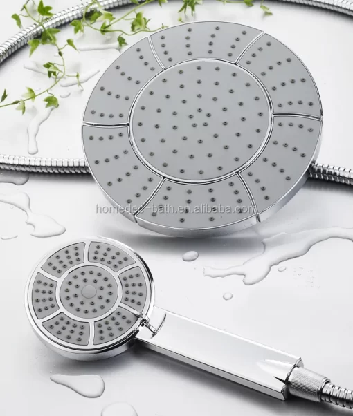 Bathroom, Home Decor, Abs 10''big Rain Shower Head With Hand Shower Luxury Overhead Shower