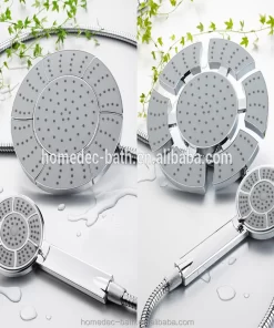 Bathroom, Home Decor, Abs 10''big Rain Shower Head With Hand Shower Luxury Overhead Shower