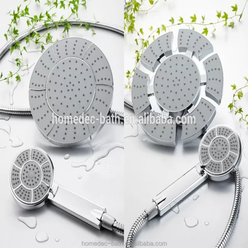 Bathroom, Home Decor, Abs 10''big Rain Shower Head With Hand Shower Luxury Overhead Shower