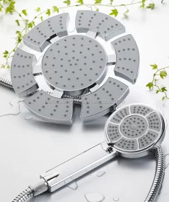 Bathroom, Home Decor, Abs 10''big Rain Shower Head With Hand Shower Luxury Overhead Shower