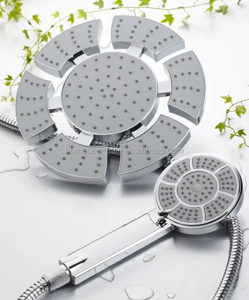 Bathroom, Home Decor, Abs 10''big Rain Shower Head With Hand Shower Luxury Overhead Shower