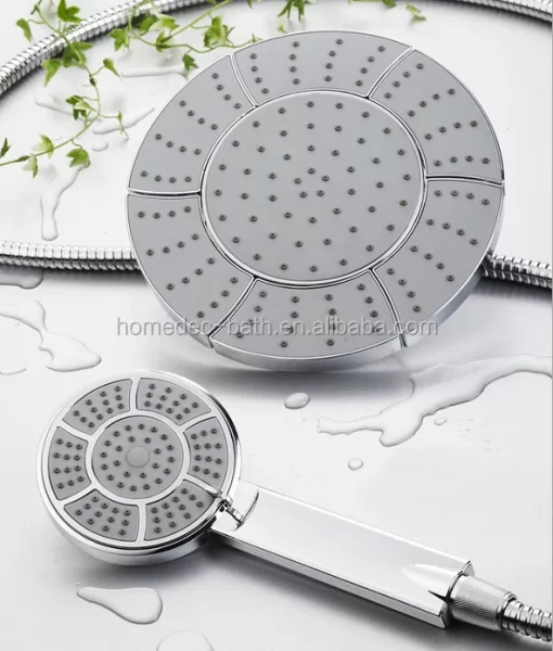 Bathroom, Home Decor, Abs 10''big Rain Shower Head With Hand Shower Luxury Overhead Shower