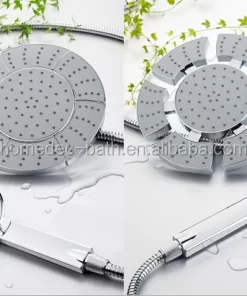 Bathroom, Home Decor, Abs 10''big Rain Shower Head With Hand Shower Luxury Overhead Shower