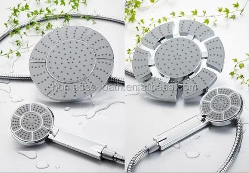 Bathroom, Home Decor, Abs 10''big Rain Shower Head With Hand Shower Luxury Overhead Shower