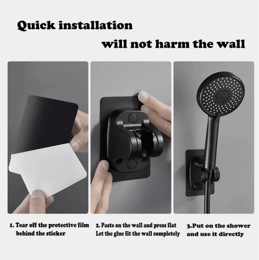 Bathroom, Home Decor, Abs Shower Head  High Pressure Negative Ion Shower Set