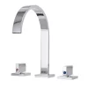 Bathroom, Home Decor, All Copper European-style Split Double-handle Dual Control Three Hole Basin Faucet Hot And Cold Wash Bathroom Faucet