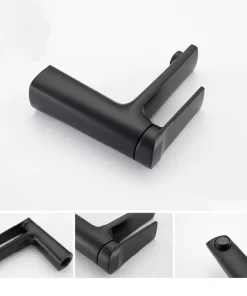 Bathroom, Home Decor, American Cupc Ware Hot And Cold Bathroom Faucets Buy Brass Single Hole Black Basin Mixer Faucet For Bathroom Hotel Villa