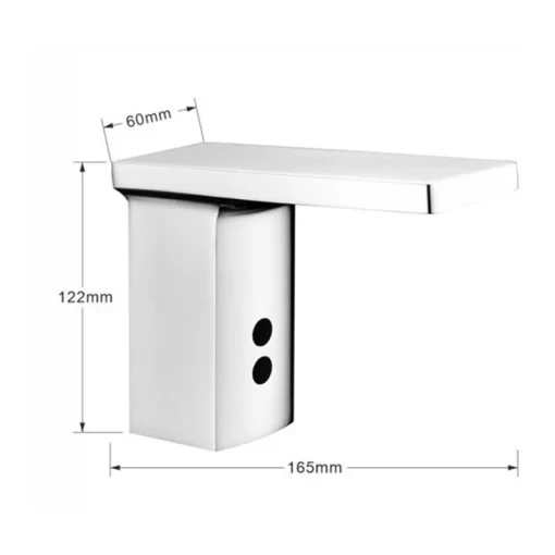 Bathroom, Home Decor, Automatic Motion Sensor Touchless Bathroom Faucet Activated Sink Water Tap Electronic Infared Hands Free Sink Basin Faucet