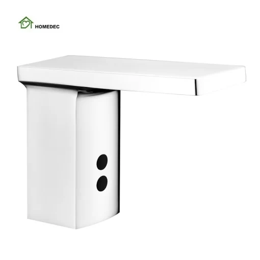 Bathroom, Home Decor, Automatic Motion Sensor Touchless Bathroom Faucet Activated Sink Water Tap Electronic Infared Hands Free Sink Basin Faucet