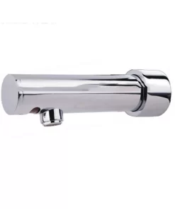 Bathroom, Home Decor, Automatic Sensor Faucet Brass Chrome Wall Mount One Handle Cold Water Basin Faucet Tap