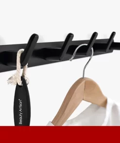 Bathroom, Home Decor, Bathroom Accessories Black Space Aluminum Alloy Wall Mounted Towel Robe Hook Lavatory Towel Hanger Coat Hooks