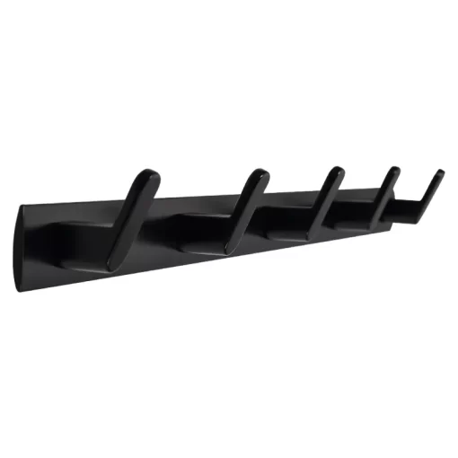 Bathroom, Home Decor, Bathroom Accessories Black Space Aluminum Alloy Wall Mounted Towel Robe Hook Lavatory Towel Hanger Coat Hooks