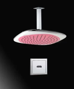 Bathroom, Home Decor, Bathroom Automatic Touchless Sensor Rainfall Shower Head Set