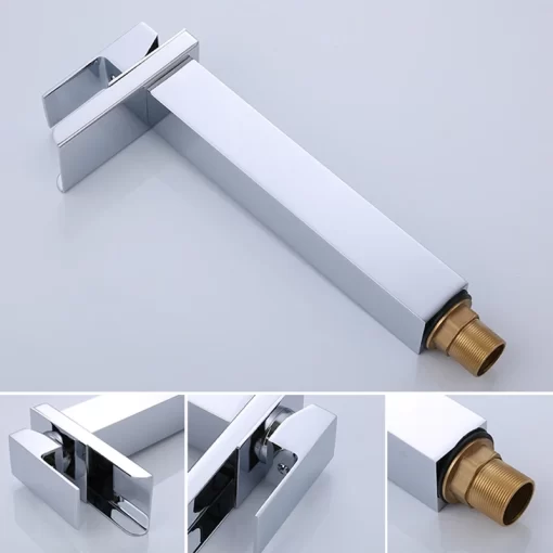 Bathroom, Home Decor, Bathroom Brushed Nickle Black Golden Tall High Sus Stainless Steel 304 Basin Faucet Taps