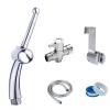 Bathroom, Home Decor, Bathroom Handheld Toilet Bidet Sprayer Set Hand Shattaf Sprayer Abs Portable Kit Toilet Bidet Set Toilet Water Sprayer