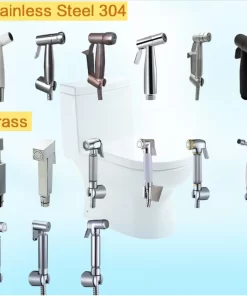 Bathroom, Home Decor, Bathroom Handheld Toilet Bidet Sprayer Set Hand Shattaf Sprayer Abs Portable Kit Toilet Bidet Set Toilet Water Sprayer