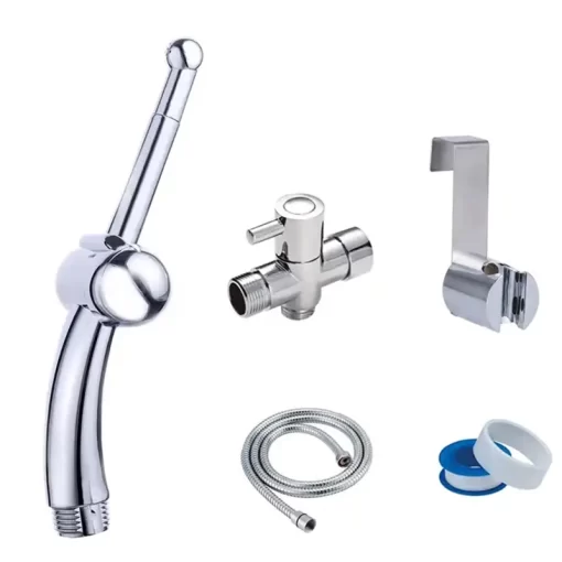 Bathroom, Home Decor, Bathroom Handheld Toilet Bidet Sprayer Set Hand Shattaf Sprayer Abs Portable Kit Toilet Bidet Set Toilet Water Sprayer