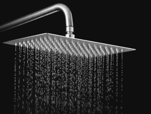 Bathroom, Home Decor, Bathroom Stainless Steel Brass Chrome Wall Mount Faucet Rain Shower Column Mixer Set