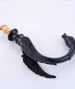 Bathroom, Home Decor, Bathroom Swan Orb Black Brass Basin Sink Faucet  Mixer Tap