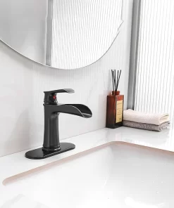 Bathroom, Home Decor, Bathroom Wash Basin Faucet Hot And Cold Mixer Brass Single Handle Bathroom Faucets