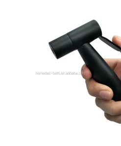 Bathroom, Home Decor, Bathroom /basin Stainless Steel Black Color Toilet Bidet Sprayer