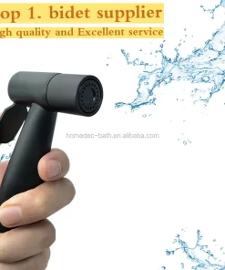 Bathroom, Home Decor, Bathroom /basin Stainless Steel Black Color Toilet Bidet Sprayer