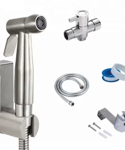 Bathroom, Home Decor, Bidet Sprayer Handheld Cloth Diaper Toilet Spray Gun Washer Stainless Steel Shattaf Set For Personal Hygiene