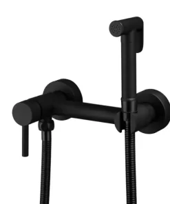 Bathroom, Home Decor, Black Matte Bath Toilet Hand Held Bidet Sprayer Shattaf  Spray Douche Kit + Faucet Shut Off Valve