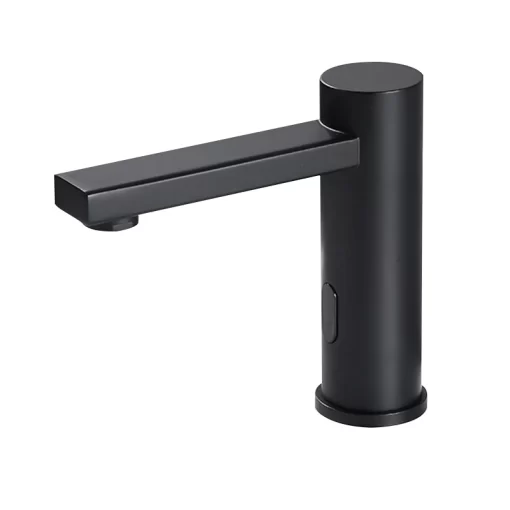 Bathroom, Home Decor, Black Smart Automatic Sensor Infrared Bathroom Water Tap Touchless Induction Basin Faucet