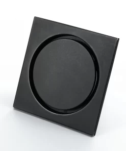 Bathroom, Home Decor, Black Sus304 Stainless Steel Square Shower Floor Drain Bathroom Drain