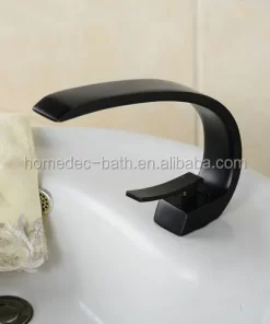 Bathroom, Home Decor, Black Vessel Sink Faucet Modern Bathroom Faucet Basin Mixer Taps