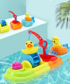 Baby Essentials, Child relate, Boat Bath Toy DIY Bathroom Bathing Toy