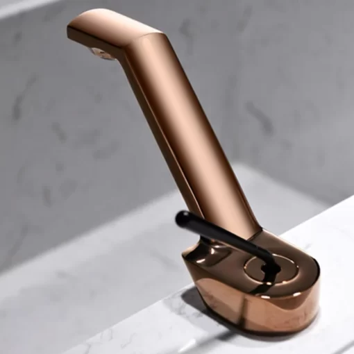 Bathroom, Home Decor, Brass Bathroom Basin Faucet With Waterfall Spout Single Handle Lavatory Vessel Sink Faucet