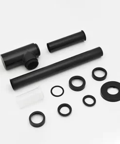 Bathroom, Home Decor, Brass Black Bathroom Sink Siphon Drains Bottle Trap With Pop Up Drain Bathroom Vanity Basin Pipe Waste Hardware