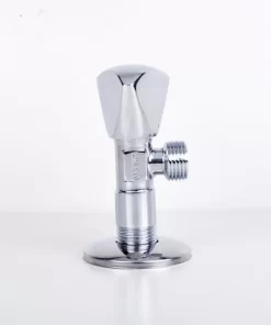 Bathroom, Home Decor, Brass Chrome Water Control Angle Valve
