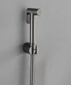 Bathroom, Home Decor, Brass Handheld Bidet Sprayer Kit Sprayer Friendly Personal Hand Held Black Bidet Sprayer