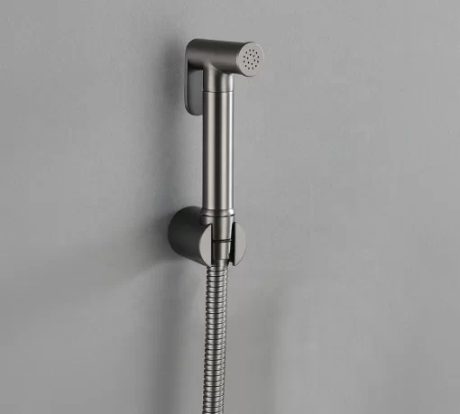 Bathroom, Home Decor, Brass Handheld Bidet Sprayer Kit Sprayer Friendly Personal Hand Held Black Bidet Sprayer