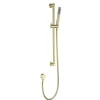 Bathroom, Home Decor, Brushed Gold 16 Inch Professional Ceiling Concealed Brass System Sliding Bar Shower Set