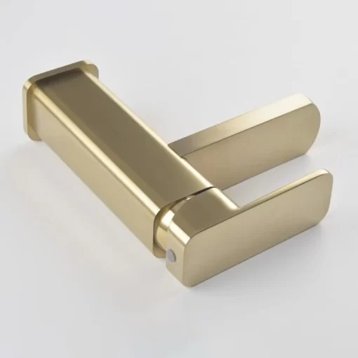 Bathroom, Home Decor, Brushed Gold Single Handle Single Hole Lavatory Basin Mixer Tap Bathroom Sink Faucet