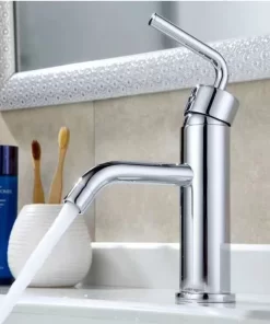 Bathroom, Home Decor, Chrome  Bathroom Sink Faucet Single Handle  Wash Basin Faucet