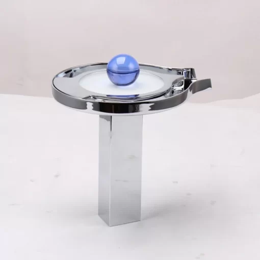 Bathroom, Home Decor, Chrome Waterfall Bath Tub Faucet Bathroom Brass Wash Led Color Changing Basin Faucet Bathtub Faucet With Hand Shower