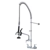 Bathroom, Home Decor, Commercial Wall Mount Pull Down Pre-rinse Sprayer Kitchen Sink Faucet