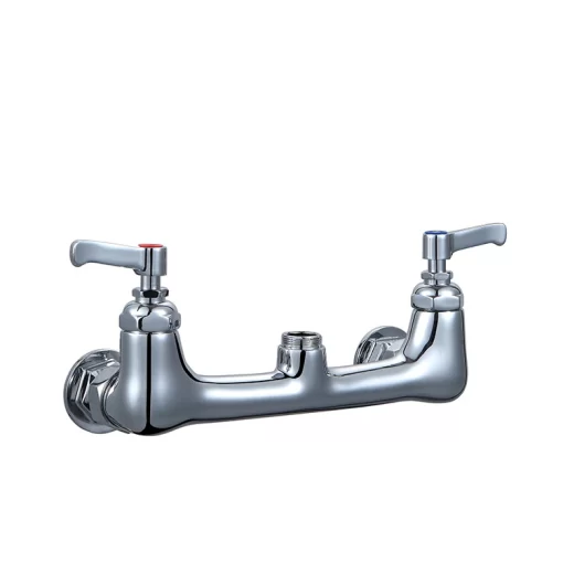 Bathroom, Home Decor, Commercial Wall Mount Pull Down Pre-rinse Sprayer Kitchen Sink Faucet
