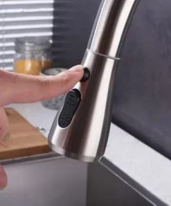 Bathroom, Home Decor, Commercial Washing 2 Functions Smart Touch Sensor Faucet Pull Out Sprayer Kitchen Taps Sink Faucet Kitchen Faucet