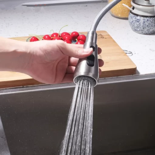 Bathroom, Home Decor, Commercial Washing 2 Functions Smart Touch Sensor Faucet Pull Out Sprayer Kitchen Taps Sink Faucet Kitchen Faucet