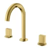 Bathroom, Home Decor, Concealed Brass 3 Hole Bathroom Sink Faucet