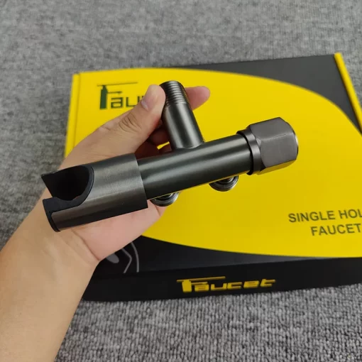 Bathroom, Home Decor, Gun Metal Sus304 Stainless Steel Handheld Shataff Bidet Toilet Sprayer Gun Set For Toilet
