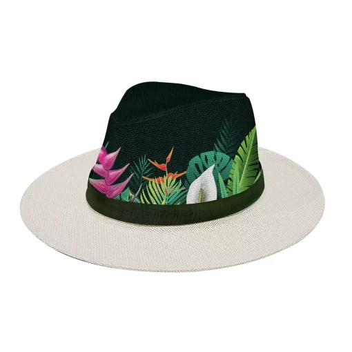 Accessories, Hats, Hats Supplier 2024 New Designed Summer Custom Printing Flamingo Panama Printed Beach Straw Hat