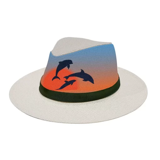 Accessories, Hats, Hats Supplier 2024 New Designed Summer Custom Printing Flamingo Panama Printed Beach Straw Hat