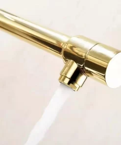 Bathroom, Home Decor, High Arc Pre-rinse Kitchen Faucet Deck Mounted Pot Filler  Pull Down Spring Spout Sink Tap